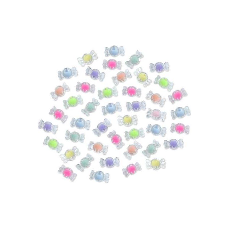 Fashion Acrylic Multi Mini Candy Beads (Closeout)