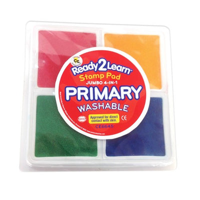 Ready2Learn™ Primary Square Jumbo 4 in 1 Stamp Pad