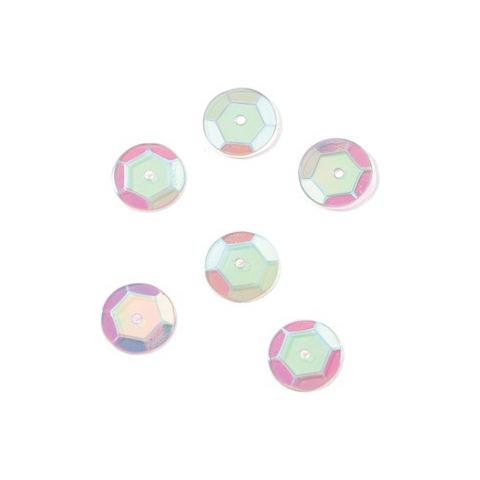 Sequins (Clear Iridescent, 8mm, 200/pk)