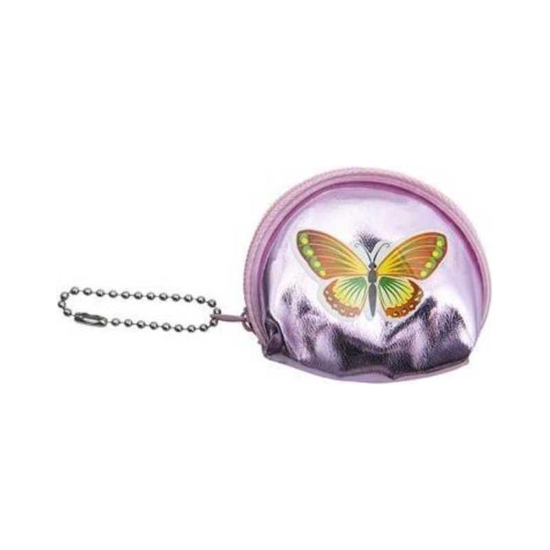 Butterfly Coin Purse Keychain 12/pk