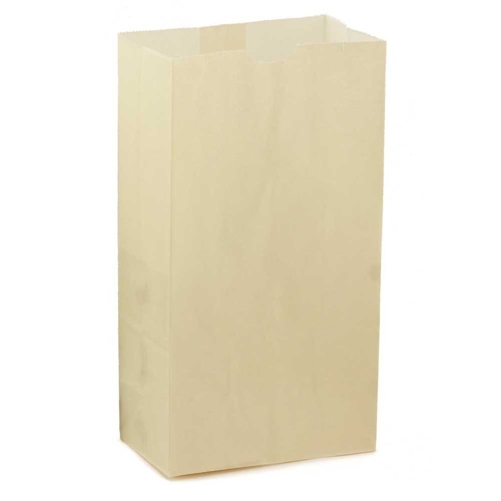 Craft Paper Bags (Small 4.5" x 2.5" x 8.5", Red, 100)