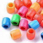 Big Pony Beads, Assorted,11mm Hole 6mm, 1lb