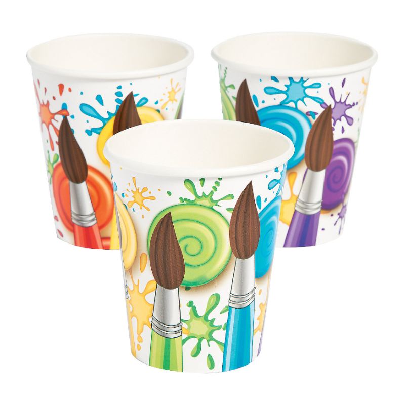 Little Artist Party Beverage Cups 8/pk