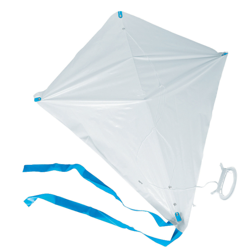 26" x 26" DIY Design Your Own Creative Plastic Kites - 12 Pc.