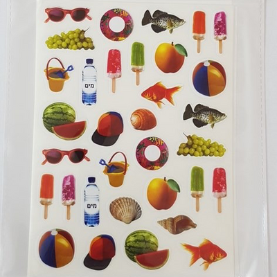 Summer Stickers 10 Sheets
