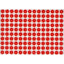 Color Coding Dot Sticker (Assorted Colors, 3/4", 25)