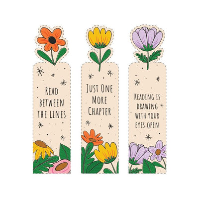 bookmarks - flowers