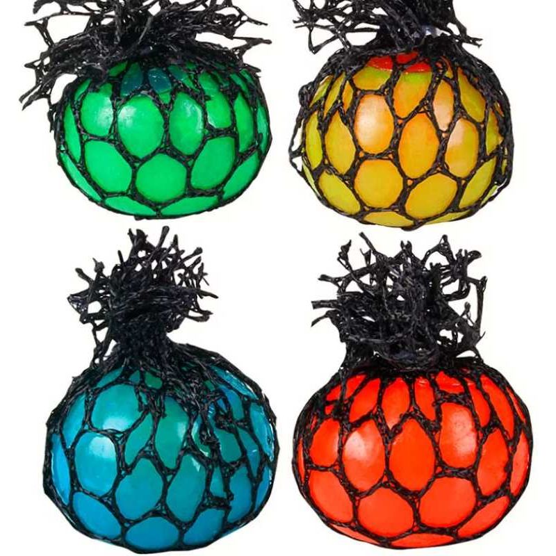 Mini Squeeze Mesh Balls 1.5" 1/pk