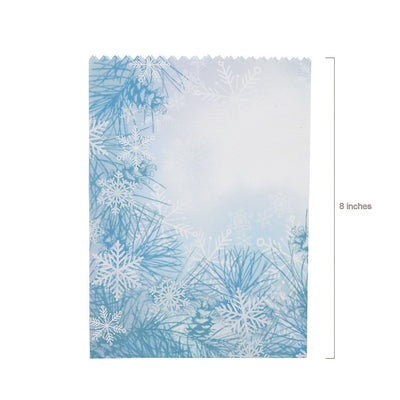Bulk Winter Wedding Treat Bags  5 3/4" x 8"  150/pk