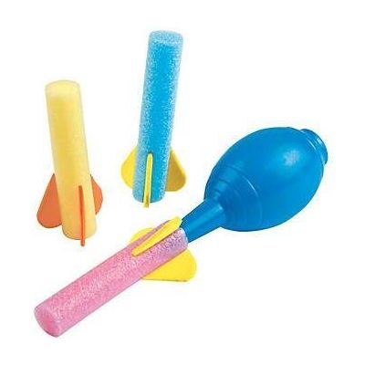 Foam Crush Rockets 12/pk 3.5"