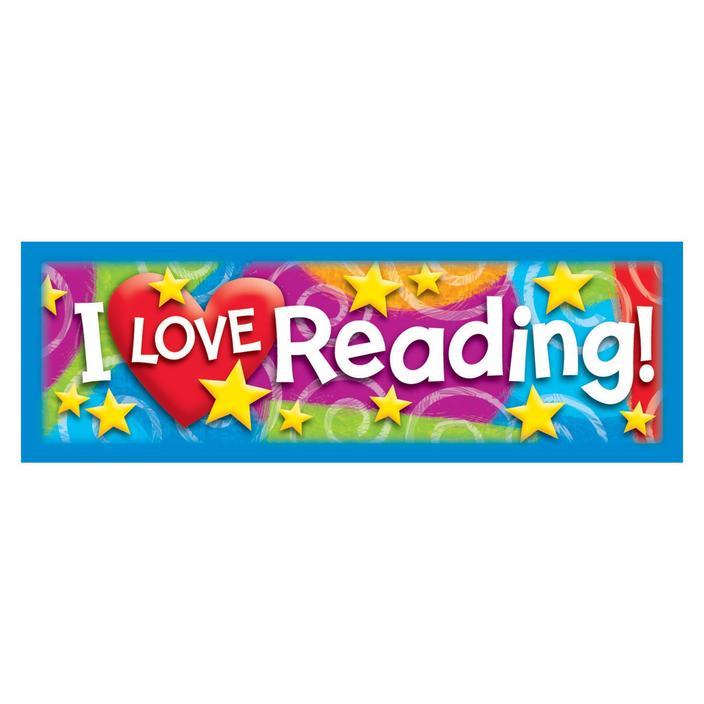 I LOVE Reading Stars ‘n Swirls Bookmarks (Discontinued)