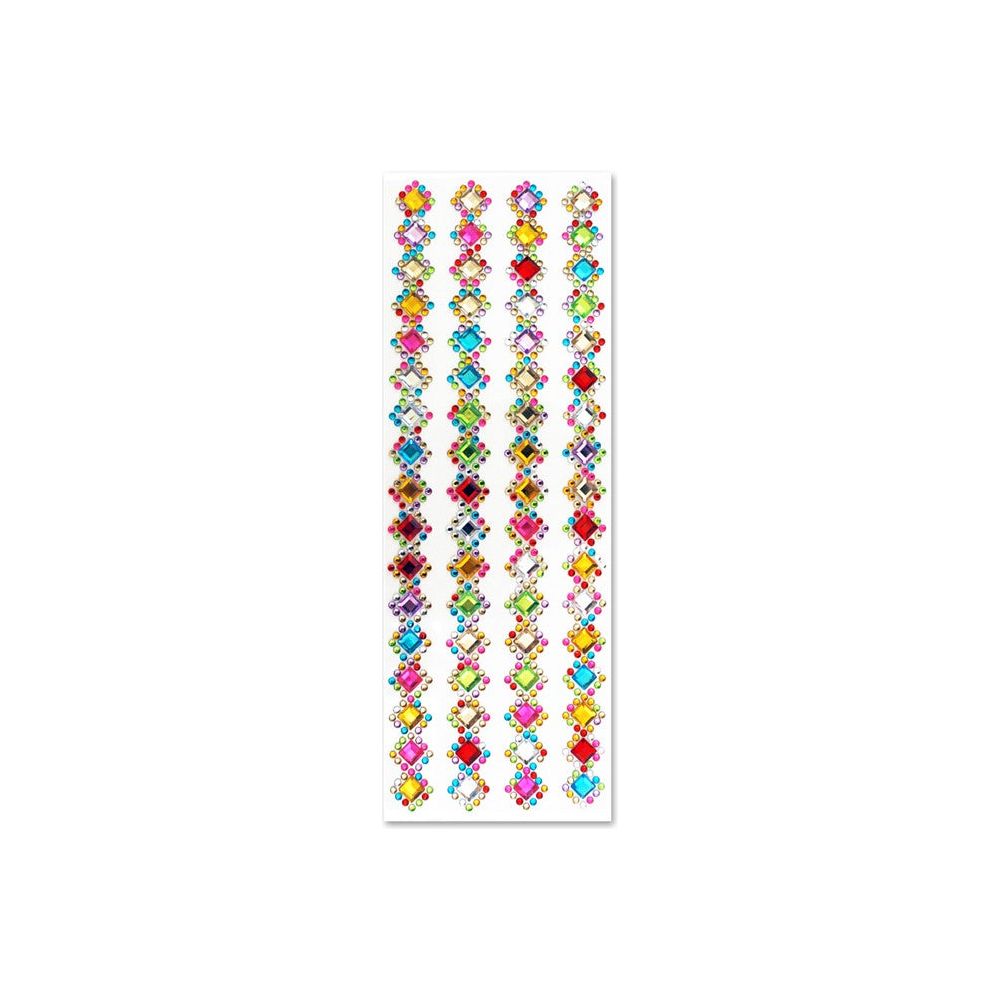 Adhesive Rhinestone Bling Strips 10cm x 27cm (Closeout)