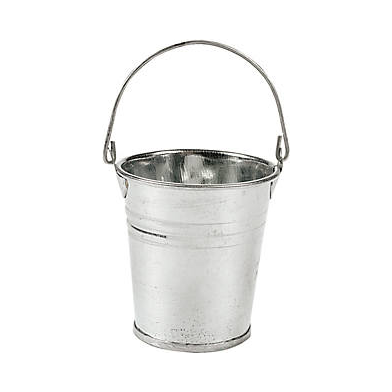 Mini Galvanized Metal Pails 2" x 2 1/4" 12/pk