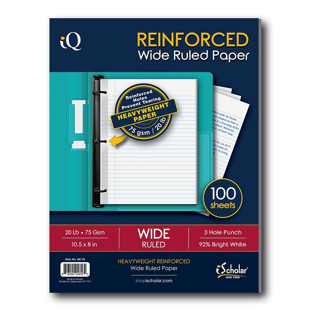 Reinforced Looseleaf Paper
