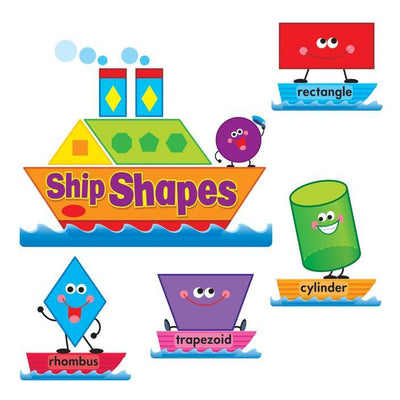 Ship Shapes & Colors Bulletin Board Set (Discontinue)