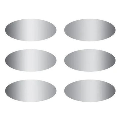 Ovals Scratch Off Stickers 2 1/2" x 1" 180/pk