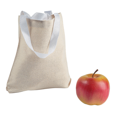 DIY Mini Canvas tote bags 12/pk 8 3/4" x 8 1/4" x 2 1/2"