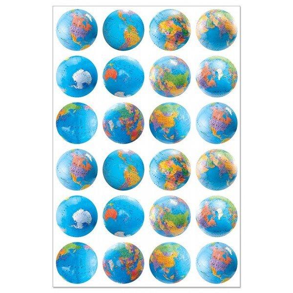 Globes Stickers (3 Sheets)
