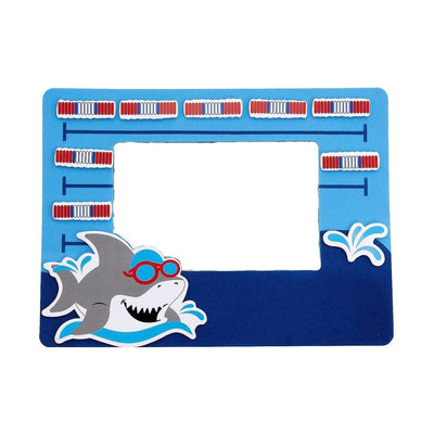 Swim Team Picture Frame Magnet Craft Kit - Makes 12