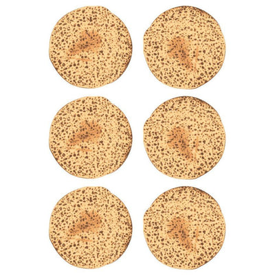 Matzos Stickers Round 50mm Color Print 10/pk