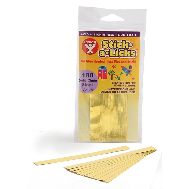 Stick A Lick Strips (1/2" X 5", Assorted, 1000/pk)