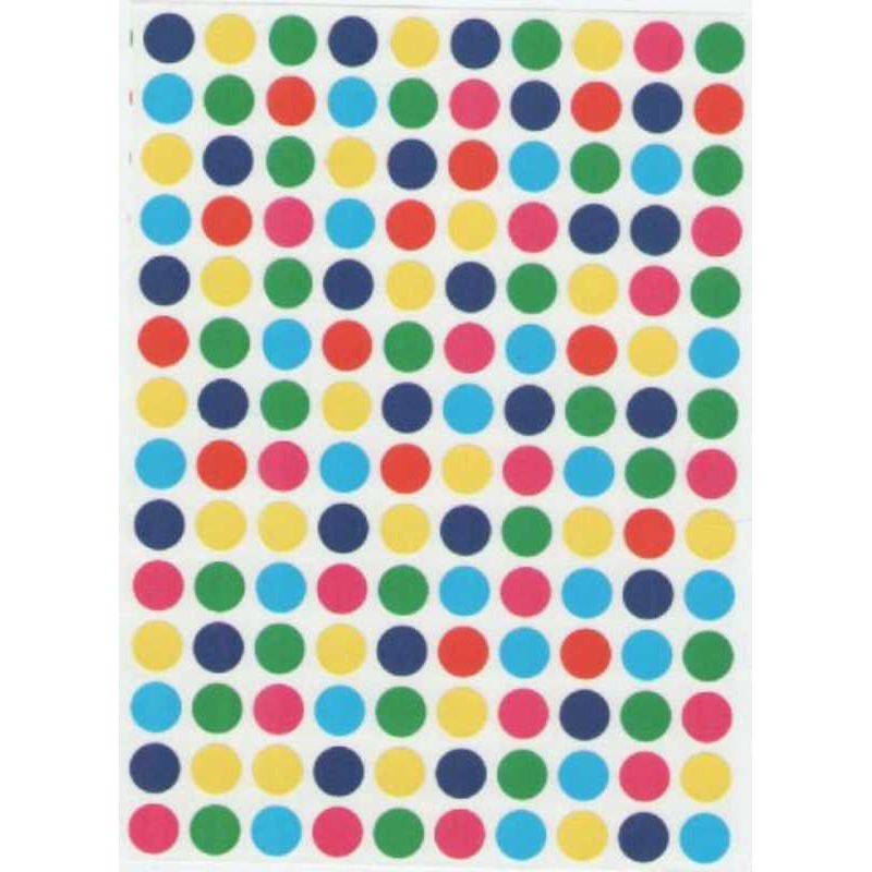 Color Coding Dot Sticker (Pink, 3/4", 32)