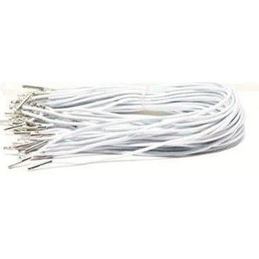 Elastic white mask rubber 9" 50/pk