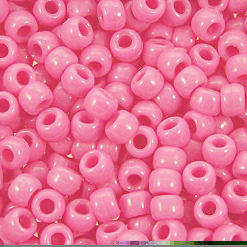 Pony Beads 6 x 9mm (Purple, 900-1000 Pcs)