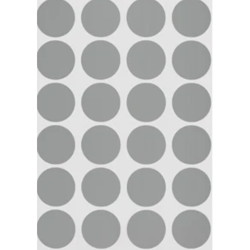 Color Coding Dot Sticker (Grey, 3/4", 25)