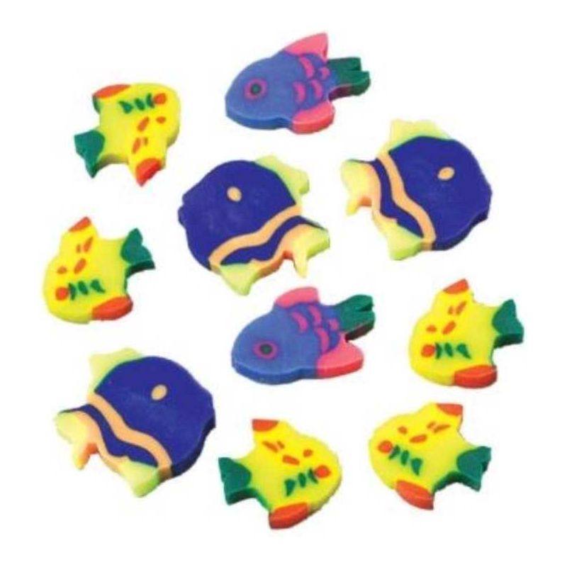 Mini Fish Erasers 144/pc