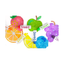 Juicy Fruits Scented 6 Pack Dot Markers
