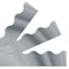 Silver Metallic Scalloped Border 2 1/4in x 39" 12/pk (Discontinued)