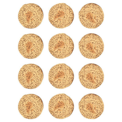 Matzos Stickers Round 32mm Color Print 10/pk