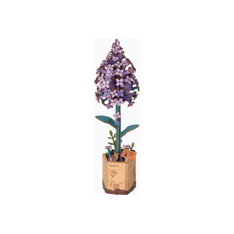 3D Wooden Puzzle Lilac