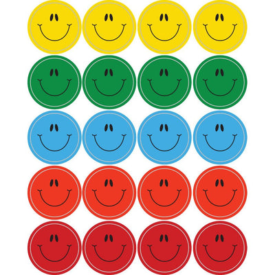 Smiles Theme Stickers 1" 120/pk (6 Sheets)