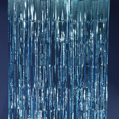 40" X 10' Blue Foil Backdrop, 1 pc/pk