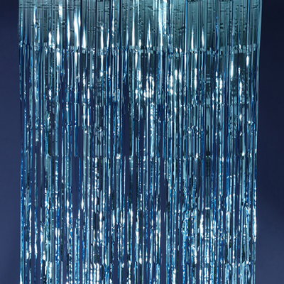 40" X 10' Blue Foil Backdrop, 1 pc/pk