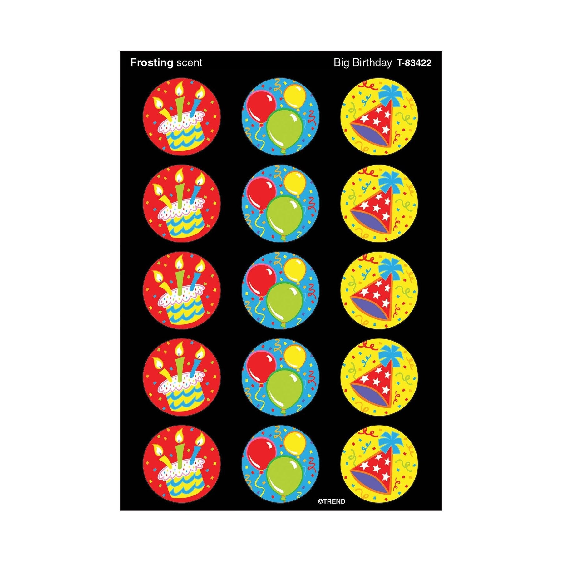 Birthday Stickers 1in 4 Sheets | Stickers - Brand Deal – Skool Krafts