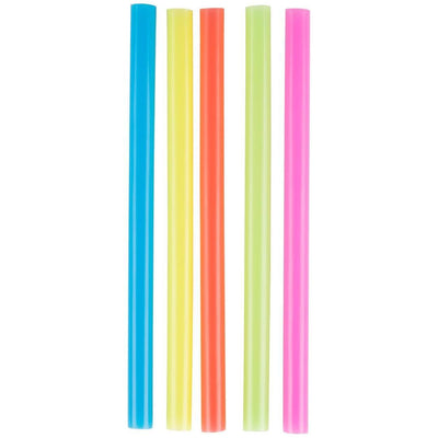 Neon Unwrapped smoothie Straw 8 1/2" 100/Box
