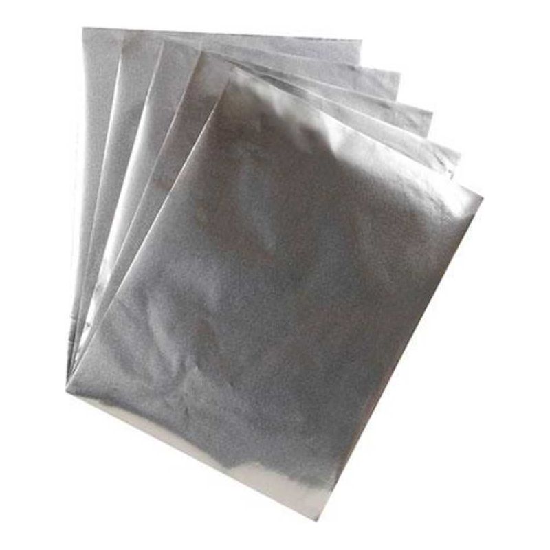 Metallic Paper silver 8.5"x11" 12/pk (closeout)