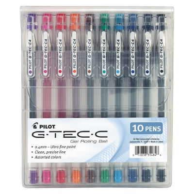G-Tech-C Gel Pens 10 Assorted Colors