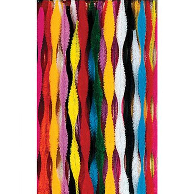 Chenille Bump Stem Assorted 12" 48/pk