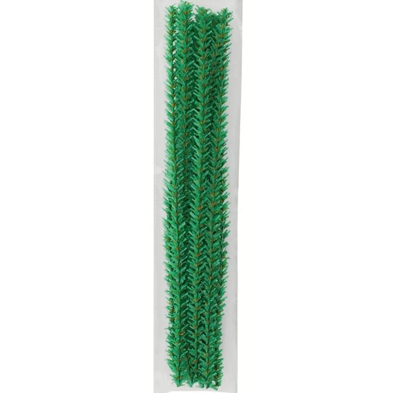 Canadian Pine Chenille Stem 12" Green 12/pk