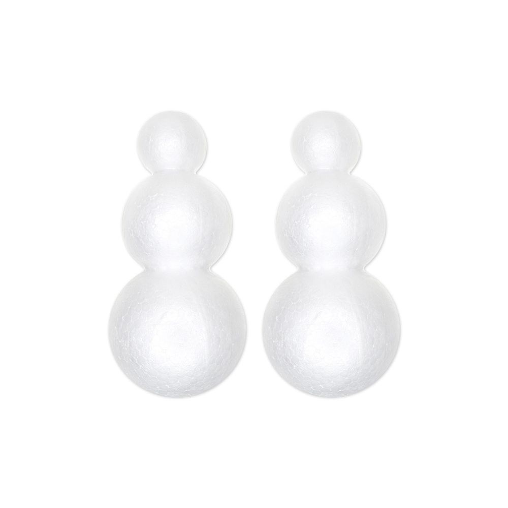 Polyfoam Snowman 5" 2/pk