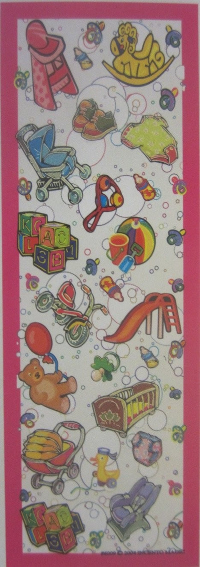 Baby Items Stickers Die Cut (6 Sheets)