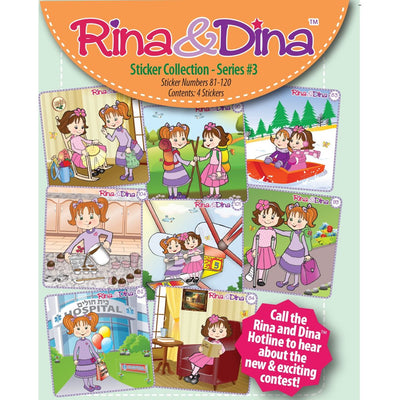 Rina and Dina 4 Pack Stickers Series 3