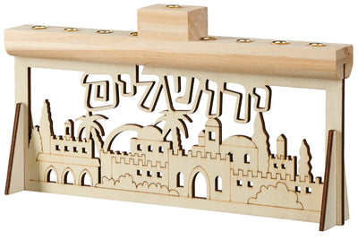 Menorah Yerushalayim 5"x9" (closeout)