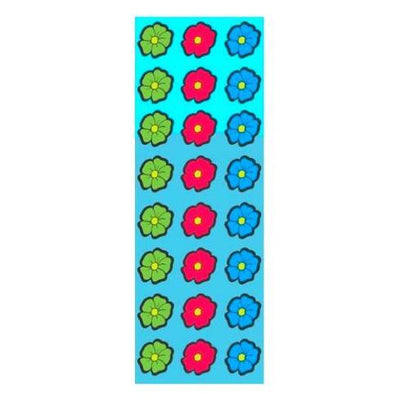 Flower Die Cut Stickers Large (25 Sheets)
