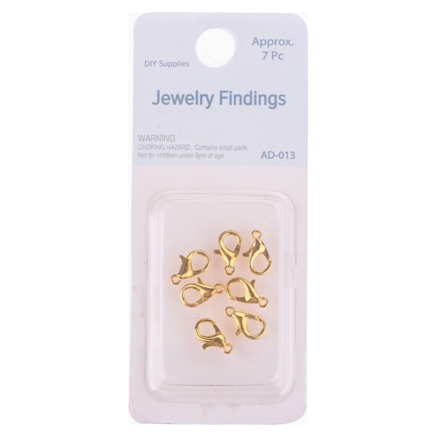 Alloy Lobster Clasp, 7-ct 1cm (Gold)