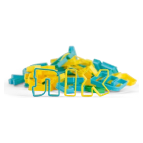 Alef Bais Plastic Shapes Clay Cutter 27/pk